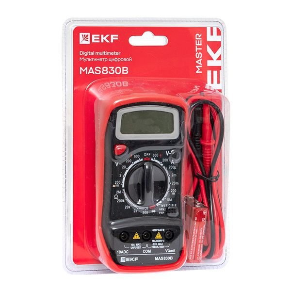 Мультиметр цифровой MAS830B Expert EKF In-180701-pm830B