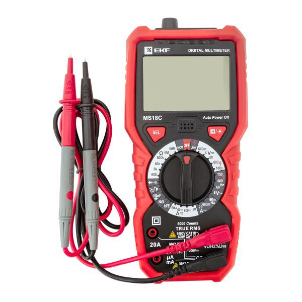 Мультиметр цифровой MS18C Expert EKF In-180701-pm18C