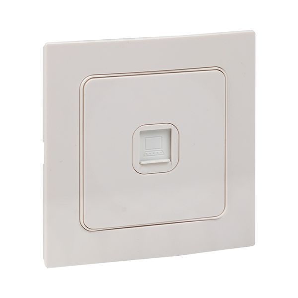 Механизм розетки RJ-45 1-м Стокгольм бел. PROxima EKF EYK01-035-10