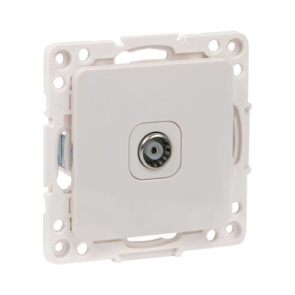 Механизм розетки TV 1-м Стокгольм 75Ом 5-862МГц бел. PROxima EKF EYA00-027-10