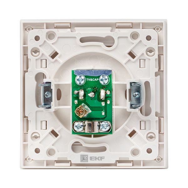 Механизм розетки TV 1-м Стокгольм 75Ом 5-862МГц бел. PROxima EKF EYA00-027-10