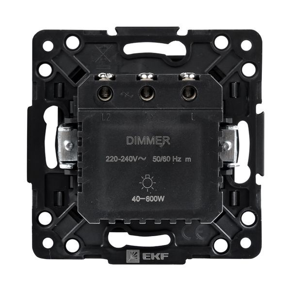 Механизм светорегулятора Стокгольм 600Вт 220В черн. PROxima EKF EZD06-101-10