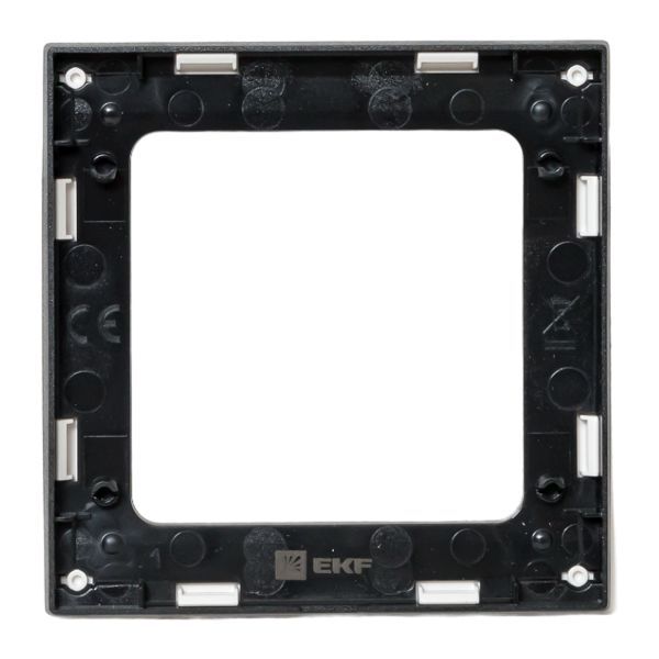 Рамка 1-м Стокгольм бел. с линией цвета черн. PROxima EKF EXM-G-304-10