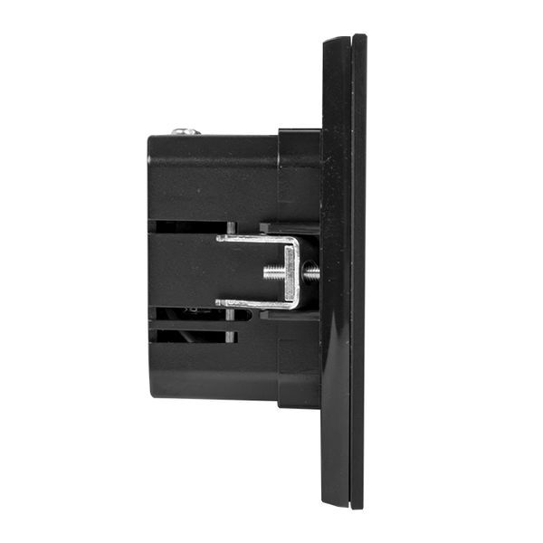 Механизм розетки USB 2-м Стокгольм 2.1А черн. PROxima EKF EZR16-028-10-2USB