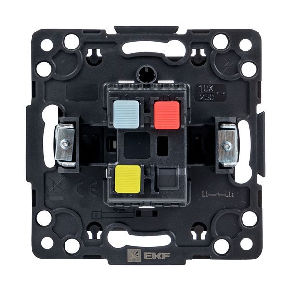 Механизм выключателя 1-кл. Стокгольм проходного 10А черн. PROxima EKF EZV10-025-10