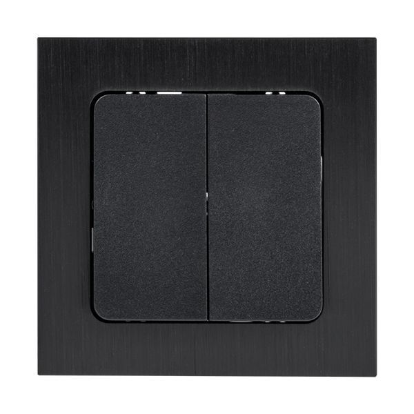 Механизм выключателя 2-кл. Стокгольм 10А черн. PROxima EKF EZV10-023-10