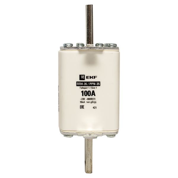 Вставка плавкая ППН-35 250/100А габарит NT1 EKF fus-35/250/100