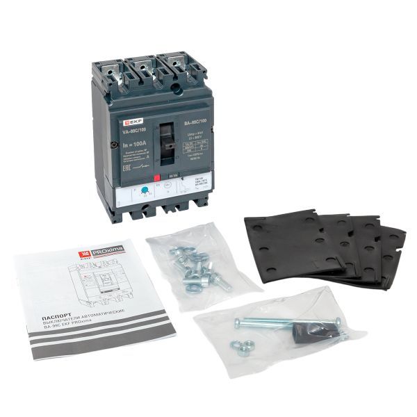 Выключатель автоматический 3п 100/100А 36кА ВА-99C Compact NS PROxima EKF mccb99C-100-100