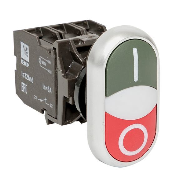 Кнопка LA32HN кр/зел. "Пуск-Стоп" (1з+1р) EKF la32hnd