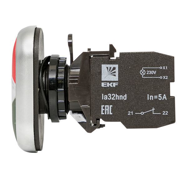 Кнопка LA32HN кр/зел. "Пуск-Стоп" (1з+1р) EKF la32hnd