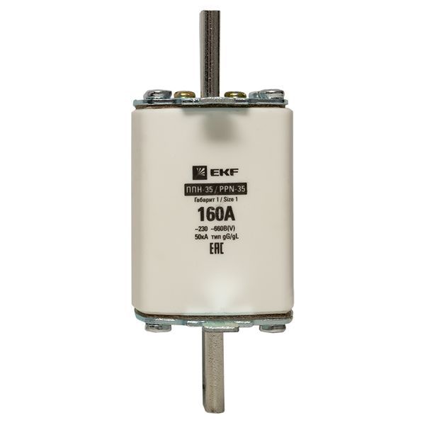 Вставка плавкая ППН-35 250/160А габарит 1 EKF fus-35/250/160