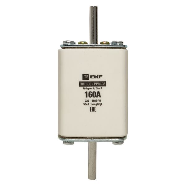 Вставка плавкая ППН-35 250/160А габарит 1 EKF fus-35/250/160
