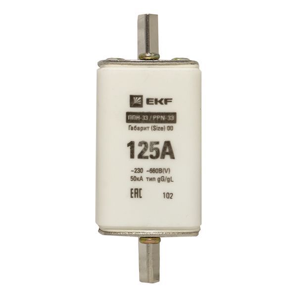 Вставка плавкая ППН-33 160/125А габарит 00 EKF fus-33/160/125