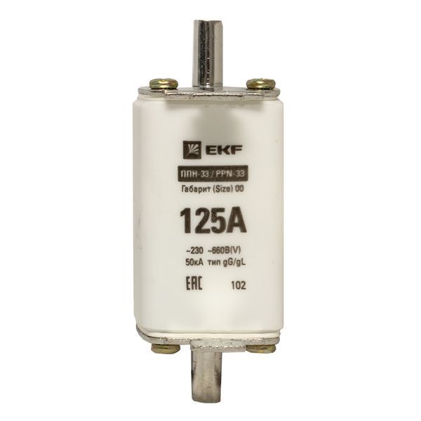 Вставка плавкая ППН-33 160/125А габарит 00 EKF fus-33/160/125
