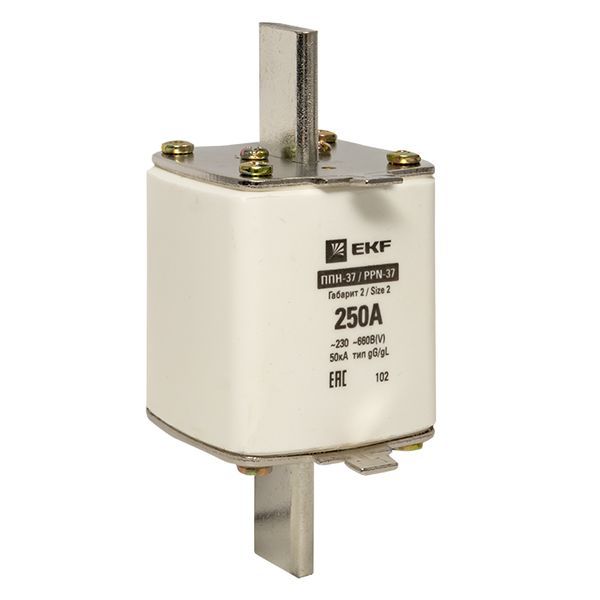 Вставка плавкая ППН-37 400/250А габарит 2 EKF fus-37/400/250 Вставка плавкая ППН-37 400/250А габарит 2 EKF fus-37/400/250