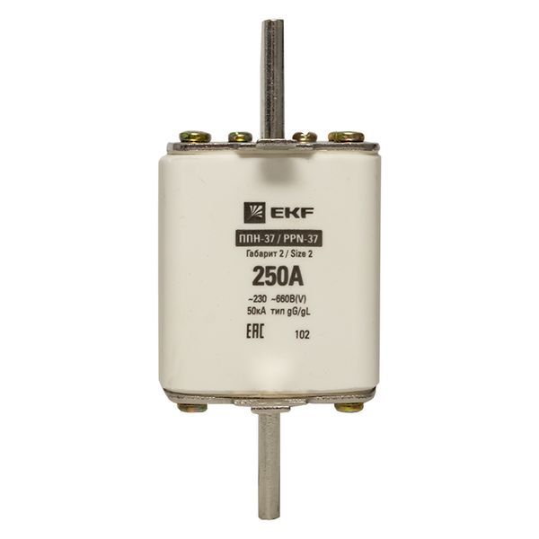 Вставка плавкая ППН-37 400/250А габарит 2 EKF fus-37/400/250