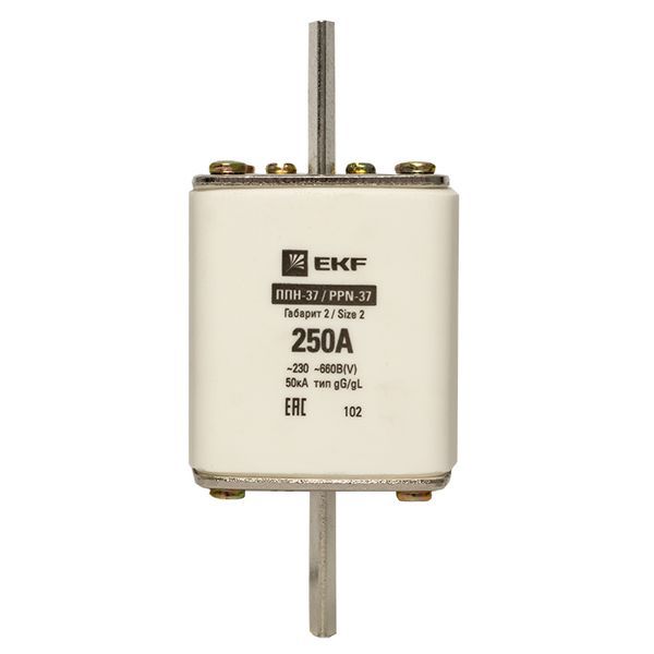 Вставка плавкая ППН-37 400/250А габарит 2 EKF fus-37/400/250