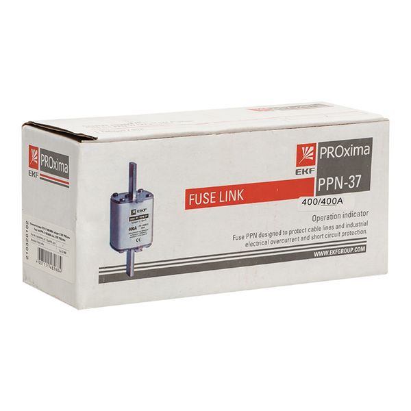 Вставка плавкая ППН-37 400/400А габарит 2 EKF fus-37/400