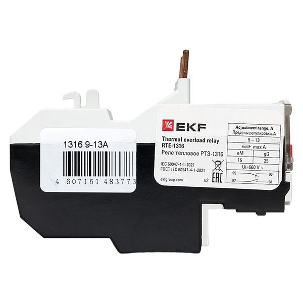 Реле тепл. РТЭ 1316 9-13А EKF rel-1316-9-13