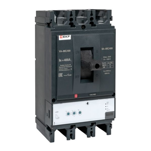 Выключатель автоматический 3п 400/400А 45кА ВА-99C Compact NS PROxima EKF mccb99C-400-400