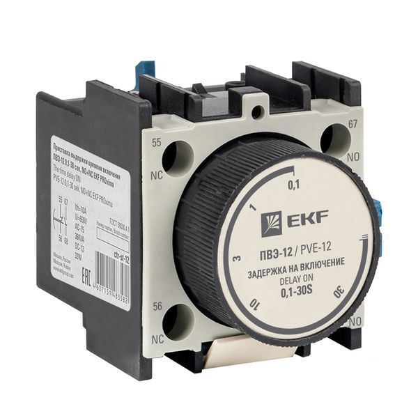 Приставка ПВЭ 12 01-30сек 1НО+1НЗ EKF ctr-st-12