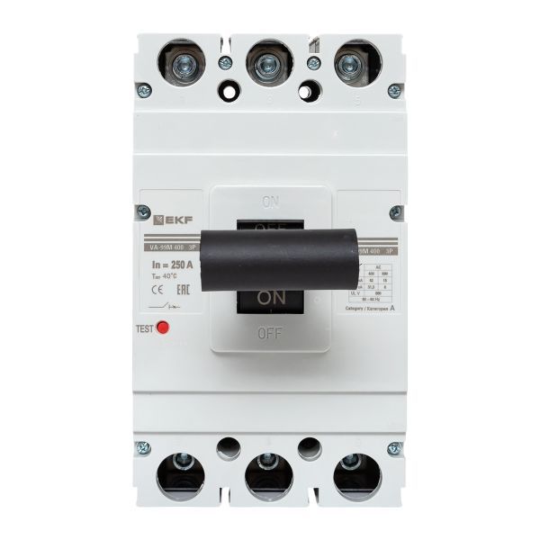 Выключатель автоматический 3п 400/250А 42кА ВА-99М PROxima EKF mccb99-400-250m