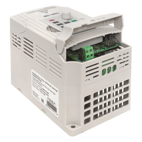 Преобразователь частоты 0.4/0.75кВт 1х230В VECTOR-100 (VT100-0R4-1B)