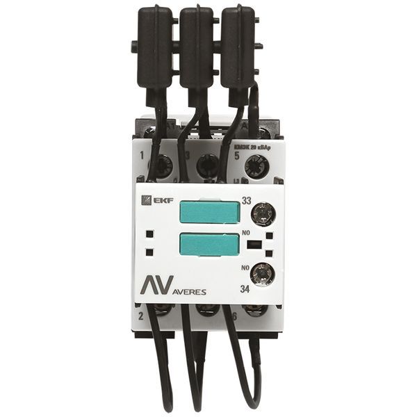 Контактор для конденсатора КМЭК 20 кВАр 230В 1NО EKF AVERES (ctrk-s-29-20-230-av)