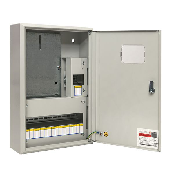 Щит учетно-распределительный навесной ЩУРн 3/18 с окном IP31 500х340х120 под электросчетчик (mb23-3/18e)