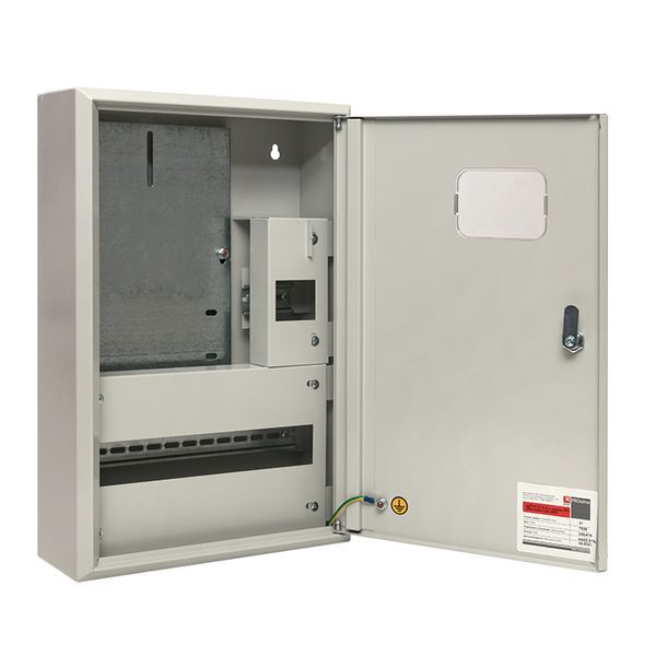 Щит учетно-распределительный навесной ЩУРн 3/18 с окном IP31 500х340х120 под электросчетчик (mb23-3/18e)