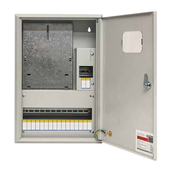 Щит учетно-распределительный навесной ЩУРн 3/18 с окном IP31 500х340х120 под электросчетчик (mb23-3/18e)