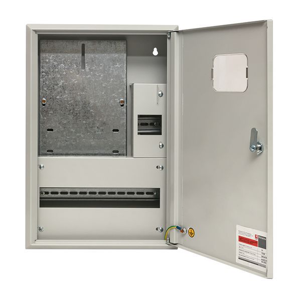 Щит учетно-распределительный навесной ЩУРн 3/18 с окном IP31 500х340х120 под электросчетчик (mb23-3/18e)