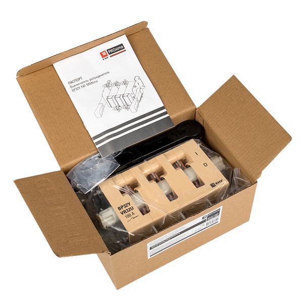 Выключатель-разъединитель ВР32У-31B31250 100А 1 направление с дугогасительными камерами съемная левая/правая рукоятка MAXima (uvr32-31b31250)