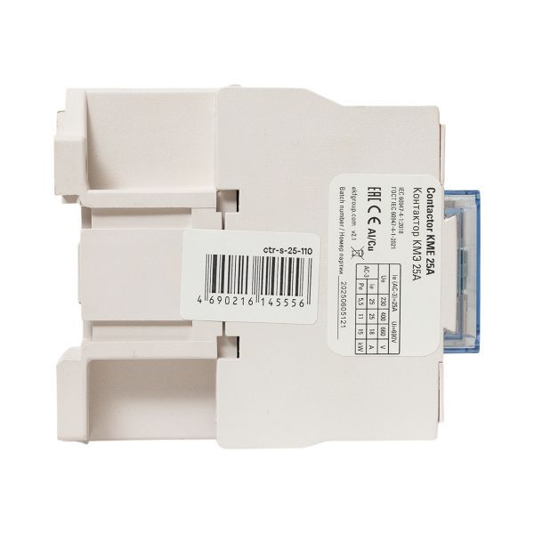 Контактор КМЭ малогабаритный 25А 110В 1NC PROxima (ctr-s-25-110-nc)