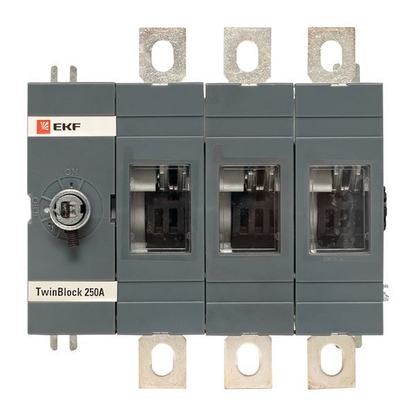Рубильник 250A 3P без рукоятки управления TwinBlock EKF (tb-s-250-3p)