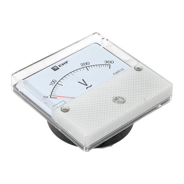 Вольтметр VM-A801 аналоговый на панель 80х80 (круглый вырез) 300В прямое подключение (vma-801-300)