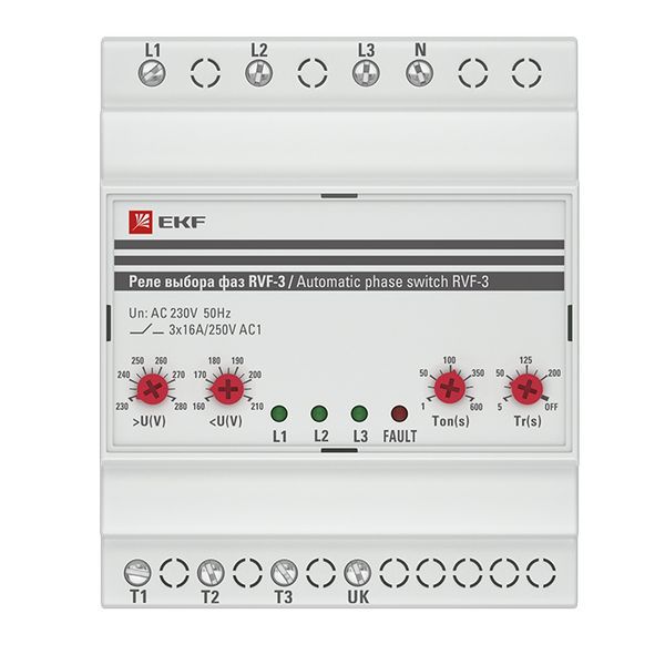 Реле выбора фаз РВФ-3 EKF PROxima (RVF-3)
