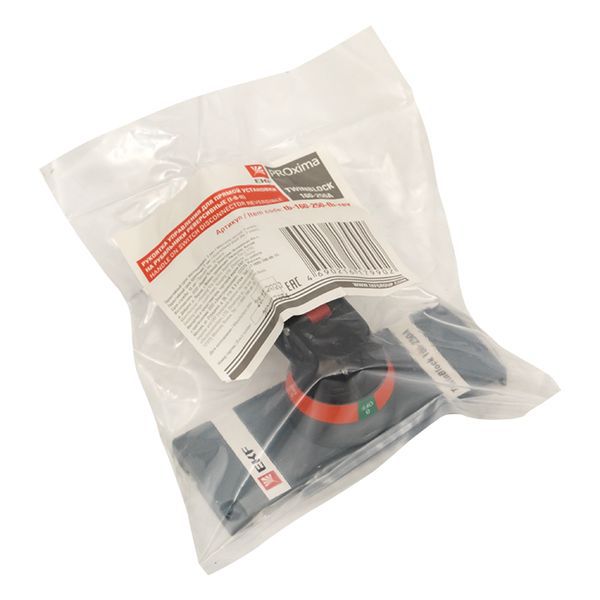 Рукоятка управления для прямой установки на рубильники реверсивные (I-0-II) TwinBlock 160-250А PROxima (tb-160-250-fh-rev)