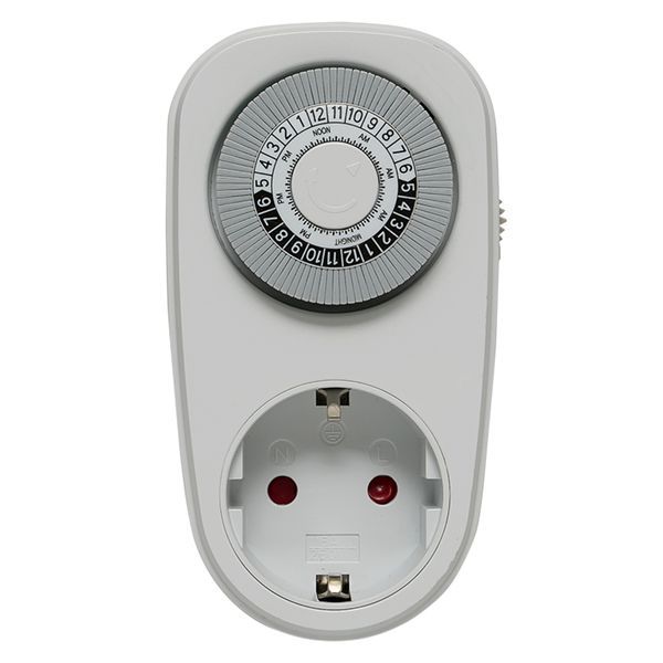 Таймер розеточный механический SMT-48p 16A суточный PROxima (SMT-48p)