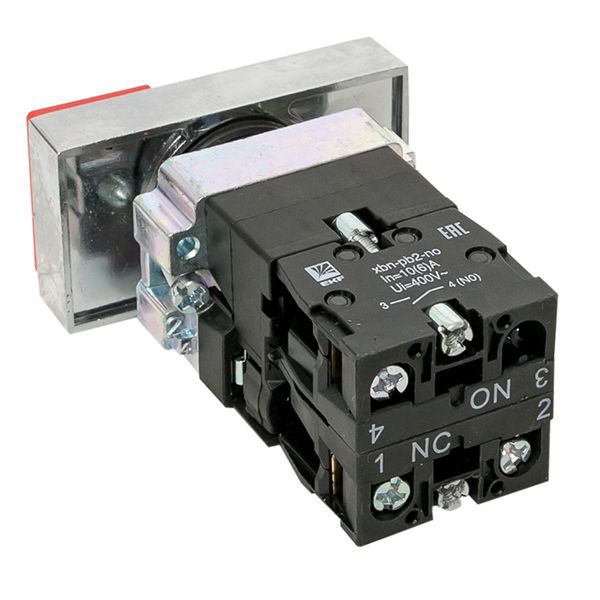 Кнопка LAY5-BW8465 I-O прямоугольная 230В NO+NC PROxima (pbn-bw8465)