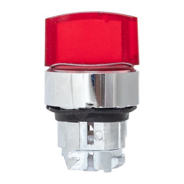 Механизм переключателя исполнительный ХB4 красный на 3 положения возвратный без фиксации с подсветкой с короткой ручкой PROxima (XB4BD3L-R)