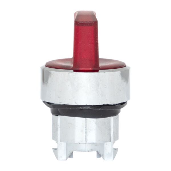 Механизм переключателя исполнительный ХB4 красный на 3 положения возвратный без фиксации с подсветкой с короткой ручкой PROxima (XB4BD3L-R)