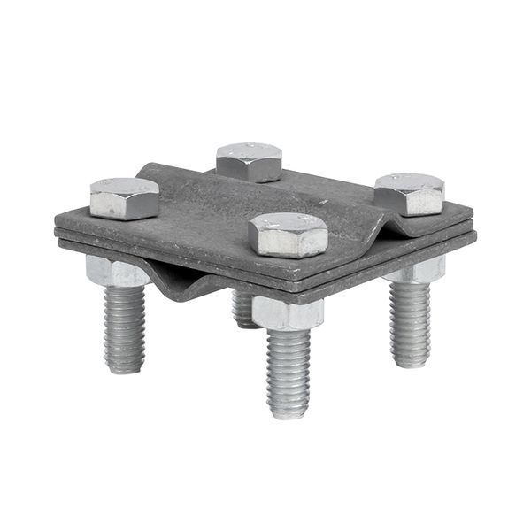 Зажим крестовидный прут-прут (3 пластины 57x57мм) HZ EKF PROxima (lp-55758)