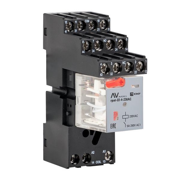 Разъем для реле РM5 22/4 EKF AVERES (rm5-22-4)