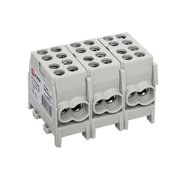 Клемма распределительная КСР с двойным винтом 2x25/2x16 серая EKF PROxima (ksr-2.25-2.16-grey)