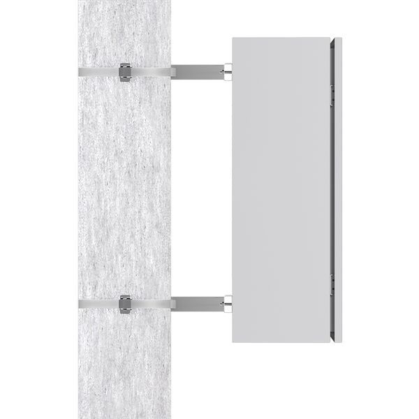 Кронштейн для удаления шкафа от столба на 150 мм. EKF Basic (fp-dis)