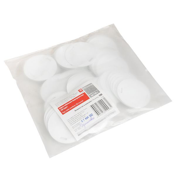 Бирка кабельная маркировочная 135 круг (100шт) (mt-135-r)