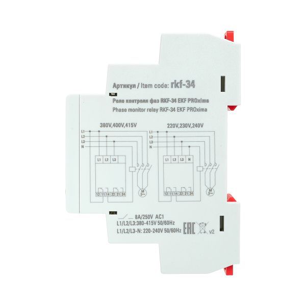Реле контроля фаз RKF-34 PROxima (rkf-34)