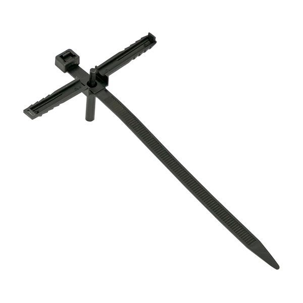 Хомут дюбельный 7х150 черный (50шт) PROxima (plc-nst-7.2x150b)