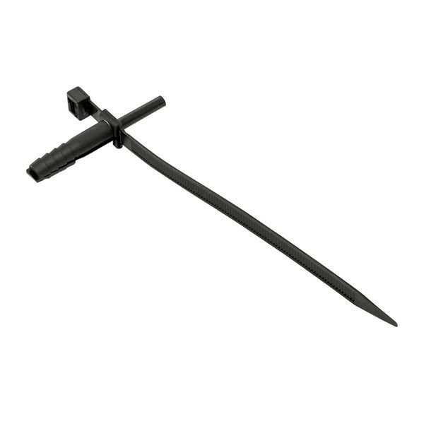 Хомут дюбельный 7х150 черный (50шт) PROxima (plc-nst-7.2x150b)